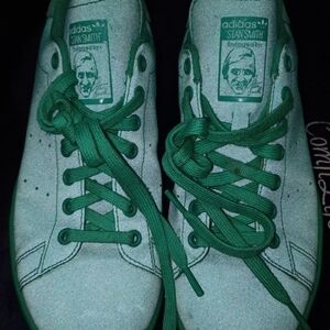 Adidas Stan Smith Mint Green / Reflective Metallic Size 10.5 RARE Out Of Print